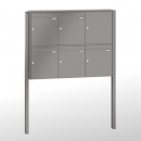 RENZ Quadra 3-seitig, Anlage ohne Installationskasten, Kasten 370x440x145, 5-teilig, zum Einbetonieren, 10-0-10270