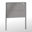 RENZ Quadra 3-seitig, Anlage mit Installationskasten, Kasten 370x440x145, 5-teilig, zum Einbetonieren, 10-0-10283