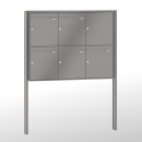 RENZ Quadra 4-seitig, Anlage ohne Installationskasten, Kasten 370x440x145, 5-teilig, zum Einbetonieren, 10-0-10319