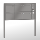 RENZ Quadra 4-seitig, Anlage mit Installationskasten, Kasten 370x330x145, 6-teilig, zum Einbetonieren, 10-0-10327
