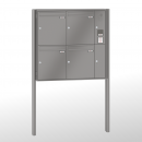 RENZ Quadra 4-seitig, Anlage mit Installationskasten, Kasten 370x440x145, 4-teilig, zum Einbetonieren, 10-0-10332