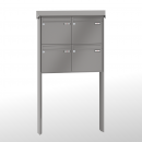 RENZ PRISMA Stahl-Ausführung, Anlage ohne Installationskasten, Kasten 370x330x145, 4-teilig, zum Einbetonieren, 10-0-10338