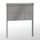 RENZ PRISMA Stahl-Ausführung, Anlage ohne Installationskasten, Kasten 370x330x145, 6-teilig, zum Einbetonieren, 10-0-10340