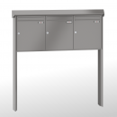 RENZ PRISMA Stahl-Ausführung, Anlage ohne Installationskasten, Kasten 370x440x145, 3-teilig, zum Einbetonieren, 10-0-10343