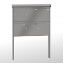 RENZ PRISMA Stahl-Ausführung, Anlage ohne Installationskasten, Kasten 370x440x145, 6-teilig, zum Einbetonieren, 10-0-10346
