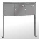 RENZ TETRO Stahl-Ausführung, Anlage ohne Installationskasten, Kasten 370x440x145, 3-teilig, mit 2 Fußplatten, 10-0-19184