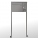 RENZ TETRO Stahl-Ausführung, Anlage mit Installationskasten, Kasten 370x330x145, 1-teilig Installationskasten senkrecht, mit 2 Fußplatten, 10-0-19196