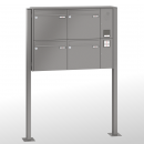 RENZ Quadra 3-seitig, Anlage mit Installationskasten, Kasten 370x330x145, 4-teilig, mit 2 Fußplatten, 10-0-19276