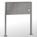 RENZ Quadra 3-seitig, Anlage mit Installationskasten, Kasten 370x440x145, 2-teilig , mit 2 Fußplatten, 10-0-19280