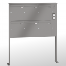 RENZ TETRO Stahl-Ausführung, Anlage mit Installationskasten, Kasten 370x440x145, 6-teilig , mit 2 Fußplatten, 10-0-19308