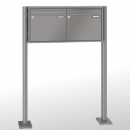 RENZ Quadra 4-seitig, Anlage ohne Installationskasten, Kasten 370x330x145, 2-teilig, mit 2 Fußplatten, 10-0-19310
