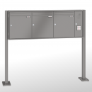 RENZ Quadra 4-seitig, Anlage mit Installationskasten, Kasten 370x440x145, 3-teilig, mit 2 Fußplatten, 10-0-19331