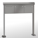 RENZ PRISMA Stahl-Ausführung, Anlage ohne Installationskasten, Kasten 370x330x145, 3-teilig, mit Fußplatten zum Aufschrauben, 10-0-19337