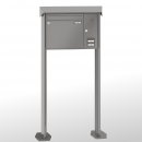 RENZ PRISMA Stahl-Ausführung, Anlage mit Installationskasten, Kasten 370x330x145, 1-teilig Installationskasten senkrecht, mit 2 Fußplatten, 10-0-19348