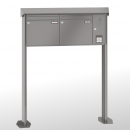 RENZ PRISMA Stahl-Ausführung, Anlage mit Installationskasten, Kasten 370x330x145, 2-teilig , mit 2 Fußplatten, 10-0-19349