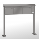 RENZ PRISMA Stahl-Ausführung, Anlage mit Installationskasten, Kasten 370x330x145, 3-teilig, mit 2 Fußplatten, 10-0-19350