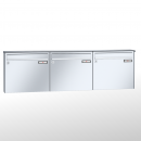 RENZ BASIC (B) Edelstahl, Anlage ohne Installationskasten, Kasten 370x330x100, 3-teilig, 10-0-25016