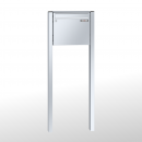RENZ Basic (B) Edelstahl 3-seitig, Anlage ohne Installationskasten, Kasten 370x330x100, 1-teilig, zum Einbetonieren, 10-0-25063
