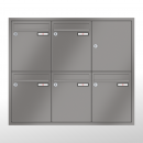 RENZ Eckrahmen Stahl-Ausführung, Anlage ohne Installationskasten, Kasten 260x330x100, 5-teilig, 10-0-25165