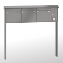RENZ PRISMA Stahl-Ausführung, Anlage mit Installationskasten, Kasten 370x330x100, 3-teilig, zum Einbetonieren,10-0-25280