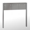 RENZ Quadra 3-seitig, Anlage ohne Installationskasten, Kasten 370x330x100, 3-teilig, zum Einbetonieren, 10-0-25623