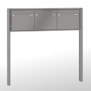 RENZ Quadra 4-seitig, Anlage ohne Installationskasten, Kasten 370x330x100, 3-teilig, zum Einbetonieren,10-0-25662