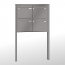 RENZ Quadra 4-seitig, Anlage ohne Installationskasten, Kasten 370x330x100, 4-teilig, zum Einbetonieren, 10-0-25663