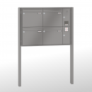 RENZ Quadra 4-seitig, Anlage mit Installationskasten, Kasten 370x330x100, 4-teilig, zum Einbetonieren, 10-0-25682