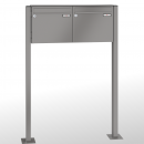 RENZ Basic (B) 3-seitig, Anlage ohne Installationskasten, Kasten 370x330x100, 2-teilig, mit Fußplatten zum Aufschrauben, 10-0-29001