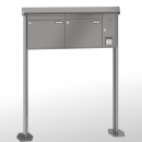 RENZ PRISMA-Stahl-Ausführung, Anlage mit Installationskasten, Kasten 370x330x100, 2-teilig , mit 2 Fußplatten, 10-0-29278