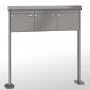 RENZ PRISMA Stahl-Ausführung, Anlage ohne Installationskasten, Kasten 370x330x100, 3-teilig, mit Fußplatten zum Aufschrauben, 10-0-29292