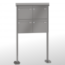 RENZ PRISMA Stahl-Ausführung, Anlage ohne Installationskasten, Kasten 370x330x100, 4-teilig, mit 2 Fußplatten, 10-0-29294