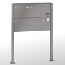 RENZ Quadra 3-seitig, Anlage mit Installationskasten, Kasten 370x330x100, 4-teilig, mit 2 Fußplatten, 10-0-29643