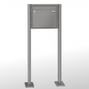 RENZ Quadra 4-seitig, Anlage ohne Installationskasten, Kasten 370x330x100, 1-teilig, mit 2 Fußplatten , 10-0-29660