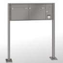 RENZ Quadra 4-seitig, Anlage mit Installationskasten, Kasten 370x330x100, 2-teilig , mit 2 Fußplatten, 10-0-29680