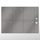 RENZ Schattenfugenrahmen, Anlage mit Installationskasten, Kasten 370x440x145, 6-teilig, 10-0-35062