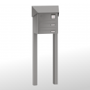 RENZ PRISMA Stahl-Ausführung, Anlage mit Installationskasten, Durchwurfanlage, Kasten 300x110x385, 2-teilig, zum Einbetonieren, 12-0-25743