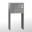 RENZ TETRO Stahl-Ausführung, Anlage mit Installationskasten, Kasten 300x110x385, 6-teilig, zum Einbetonieren, 13-0-10436