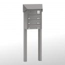 RENZ PRISMA Stahl-Ausführung, Anlage mit Installationskasten, Kasten 300x110x385, 3-teilig, zum Einbetonieren, 13-0-25808