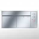 RENZ PLAN Edelstahl, Anlage mit Installationskasten, Kasten 400x440x160, 2-teilig, 60-0-60022