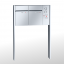 RENZ PLAN Edelstahl, Anlage mit Installationskasten, Kasten 300x440x160, 2-teilig, zum Einbetonieren, 60-0-60085