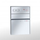 RENZ PLAN Edelstahl, Anlage mit Installationskasten, Kasten 400x440x160, 1-teilig, Installationskasten waagerecht, 60-0-60099