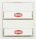 RENZ Tastenmodul mit 2x Klingeltaster, 2. Generation, 97-9-85270