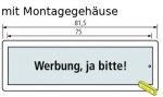 RENZ RSA2 Namensschild, Gravur aus Vorlage, ALU oder Edelstahl