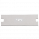 RENZ Namensschildeinlage Kunststoff 74x23 mit Gravur 90-3-00011 - Frontansicht