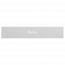RENZ Namensschildeinlage, Kunststoff, grau, mit indiv. Gravur, 65x13.6, 90-3-00024