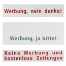 RENZ RSA2 Namensschildeinlage, Kunststoff, weiß, drehbar, bedruckt, 65x13.6, 97-9-87252