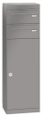 RENZ QUBO L, Paketkasten, mit 2 Briefkästen, 95 ltr., Stahl, 23-0-10300, 23-0-10350, 23-0-20300, 23-0-20350
