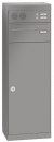 RENZ QUBO XL, Paketkasten, mit 1 Briefkasten und Installationskasten für Sprechfeld, Klingel- und Lichttaster, 132 ltr., Stahl, 23-0-10210, 23-0-10260, 23-0-20210, 23-0-20260